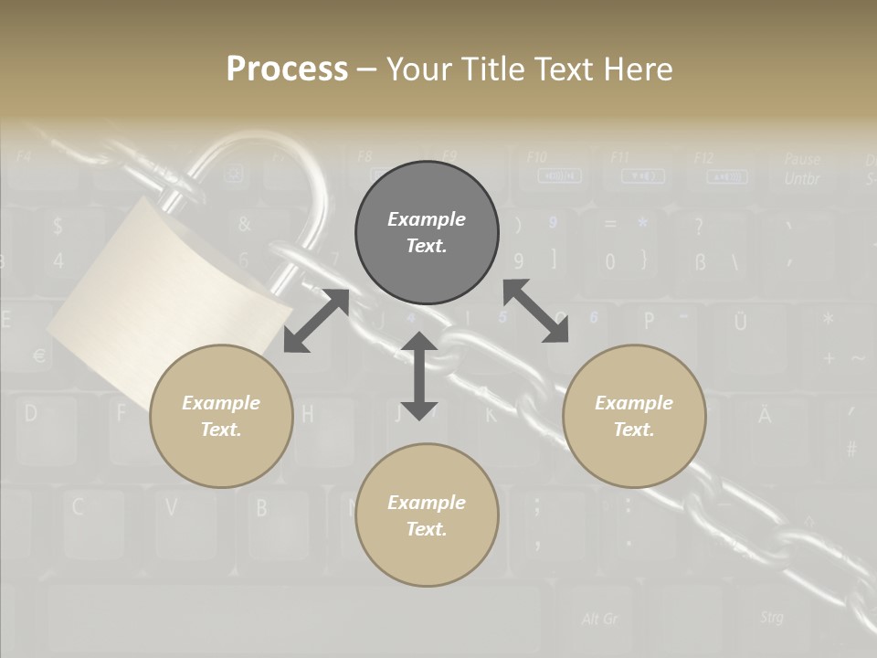 Accessibility Chain Notebook PowerPoint Template