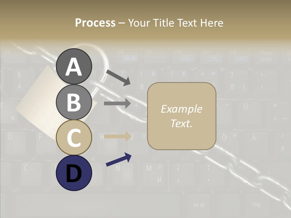 Accessibility Chain Notebook PowerPoint Template
