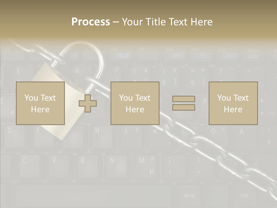 Accessibility Chain Notebook PowerPoint Template