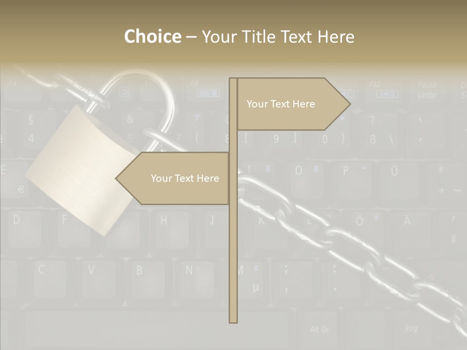 Accessibility Chain Notebook PowerPoint Template