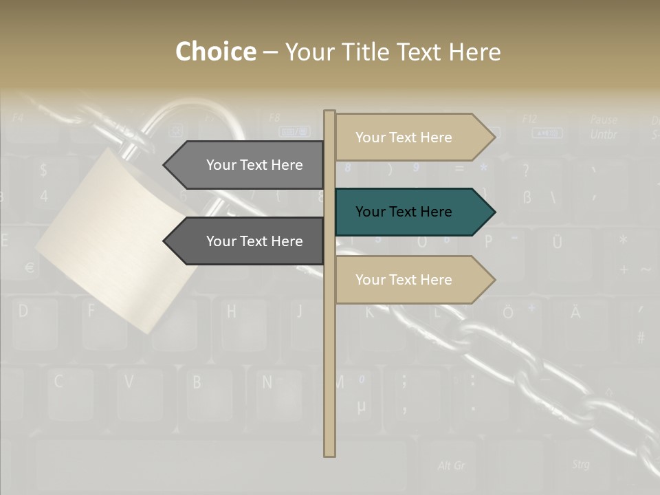 Accessibility Chain Notebook PowerPoint Template