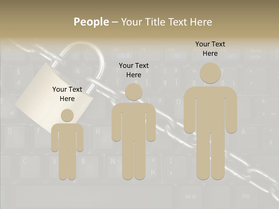 Accessibility Chain Notebook PowerPoint Template