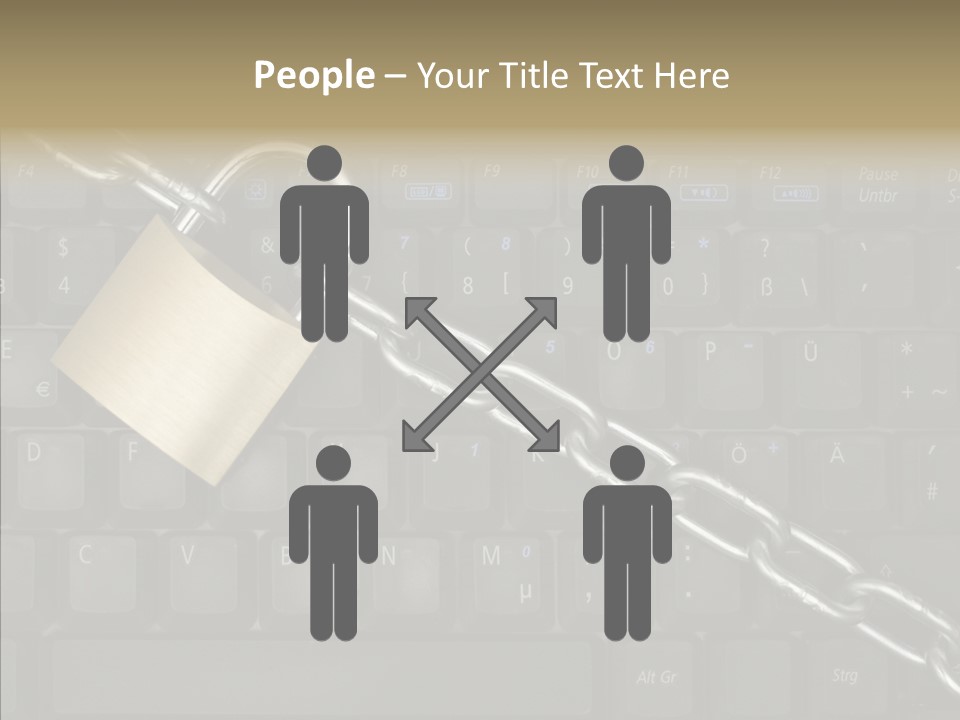 Accessibility Chain Notebook PowerPoint Template