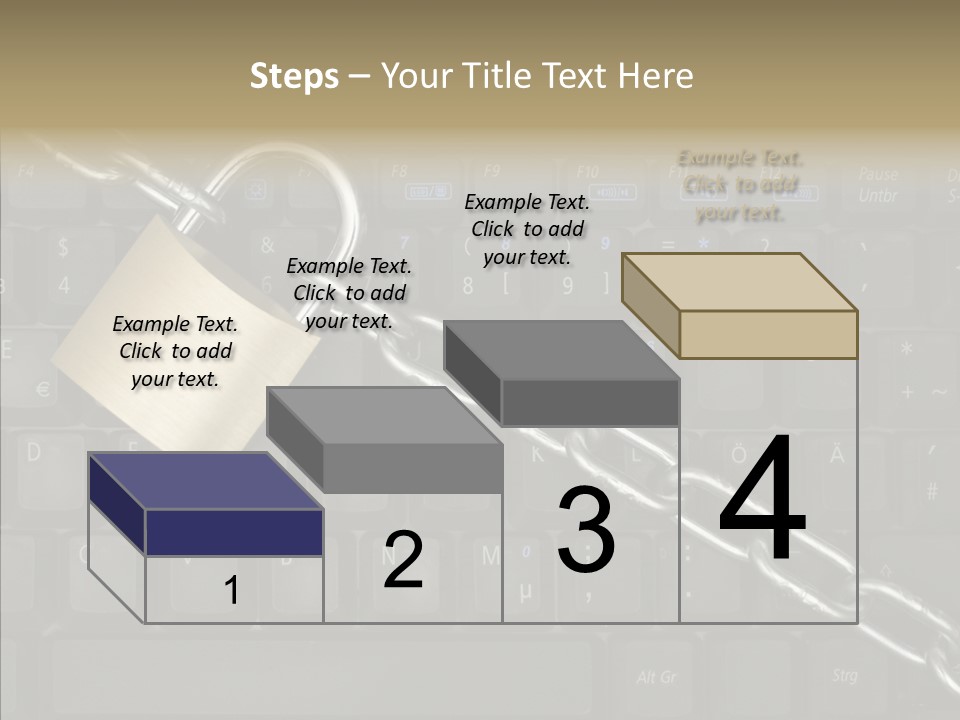 Accessibility Chain Notebook PowerPoint Template