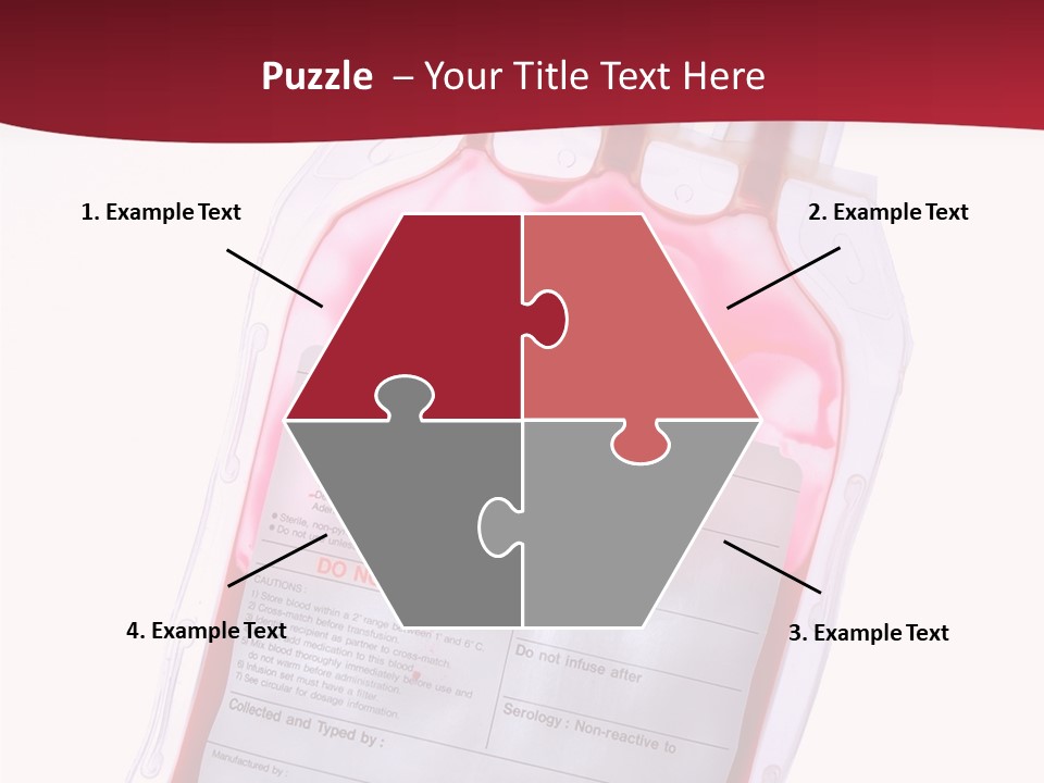 Donate Plastic Human PowerPoint Template