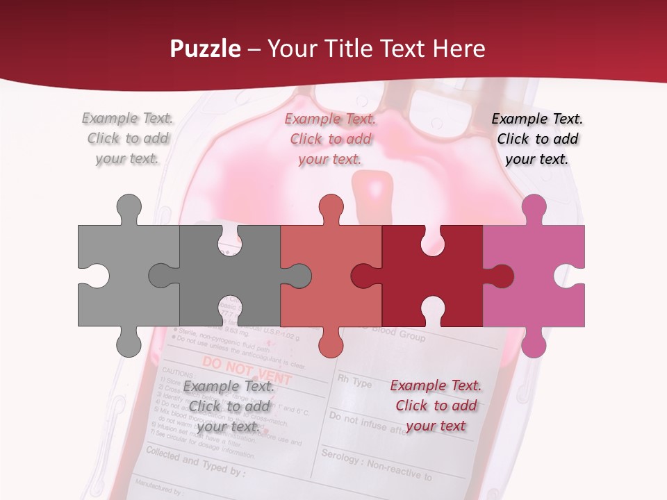 Donate Plastic Human PowerPoint Template