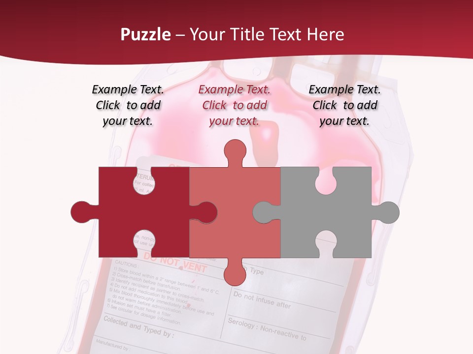 Donate Plastic Human PowerPoint Template