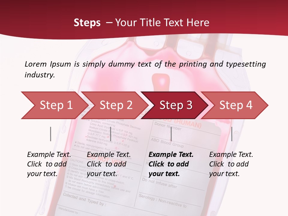 Donate Plastic Human PowerPoint Template