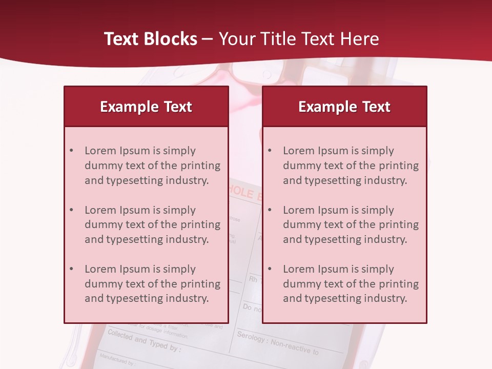 Donate Plastic Human PowerPoint Template