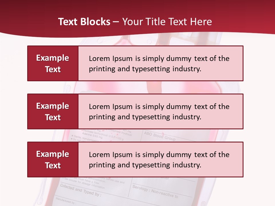 Donate Plastic Human PowerPoint Template
