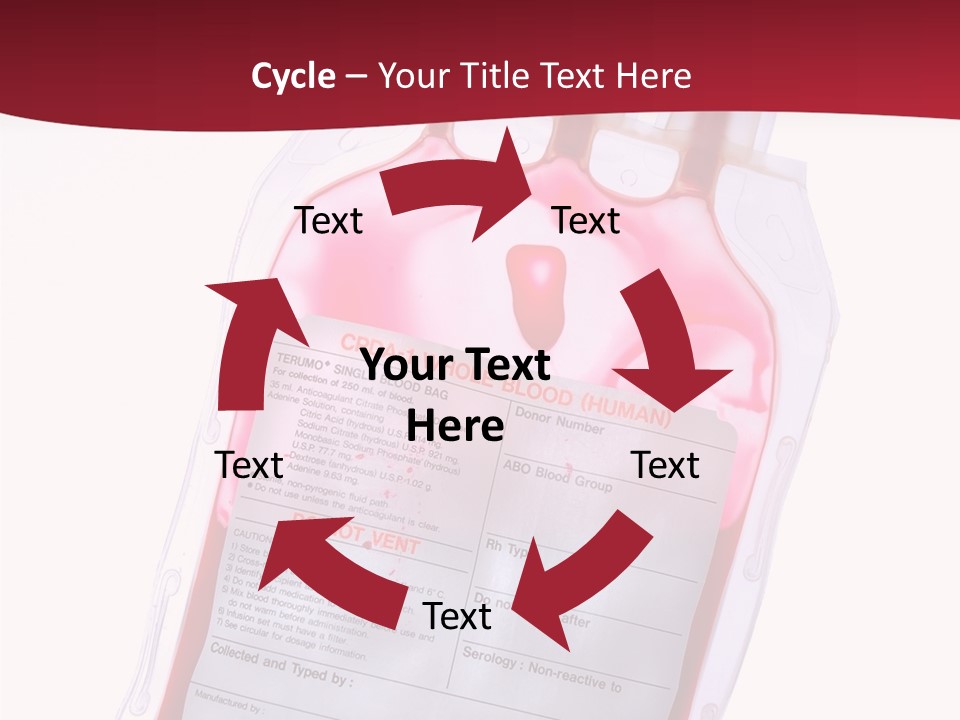 Donate Plastic Human PowerPoint Template