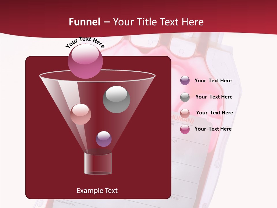 Donate Plastic Human PowerPoint Template