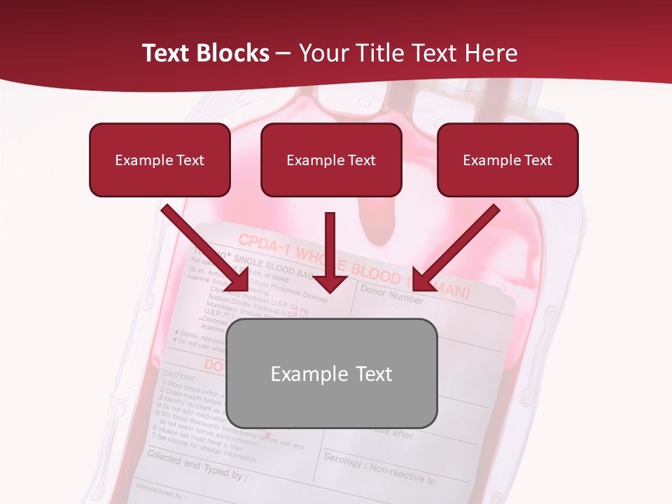 Donate Plastic Human PowerPoint Template