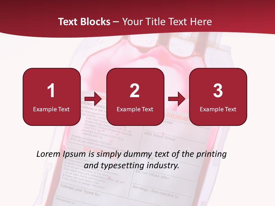 Donate Plastic Human PowerPoint Template