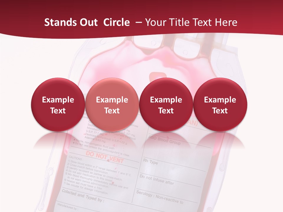 Donate Plastic Human PowerPoint Template