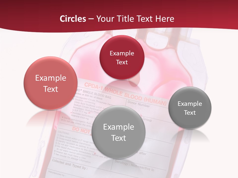 Donate Plastic Human PowerPoint Template