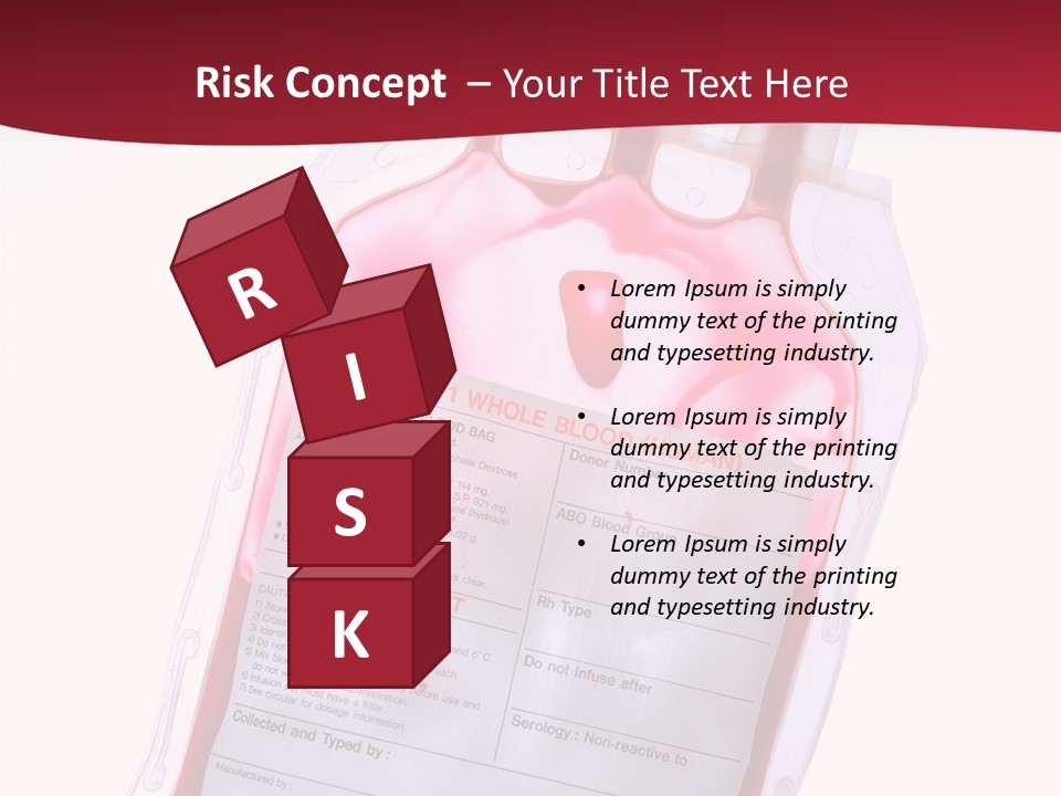 Donate Plastic Human PowerPoint Template