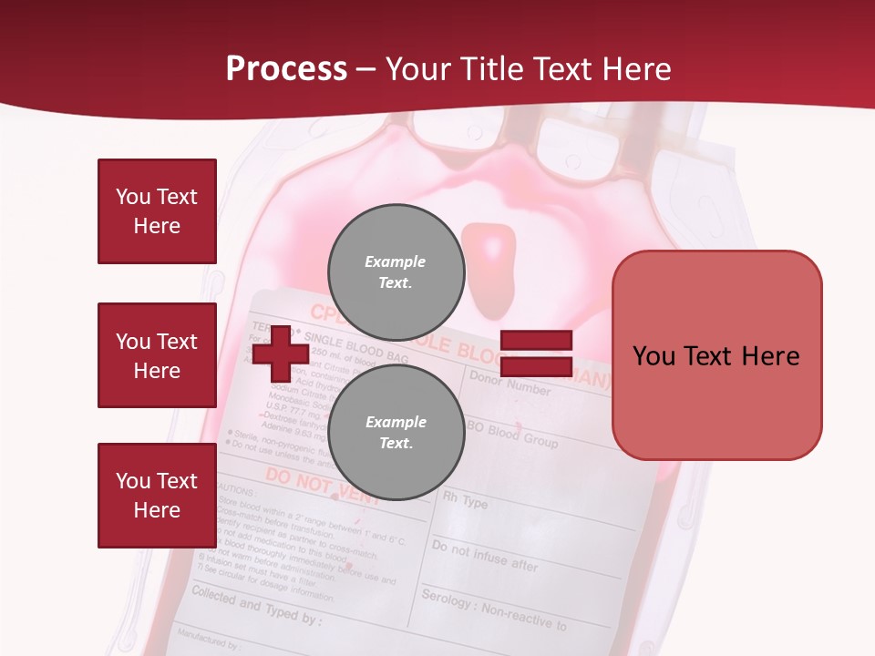 Donate Plastic Human PowerPoint Template