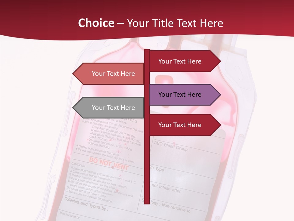 Donate Plastic Human PowerPoint Template