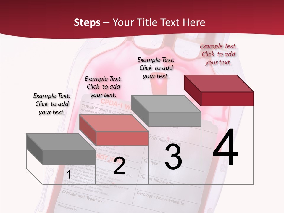 Donate Plastic Human PowerPoint Template