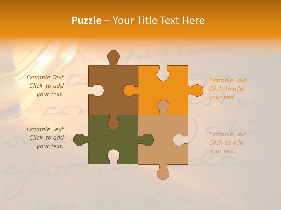 Vintage Handwriting Scotland PowerPoint Template