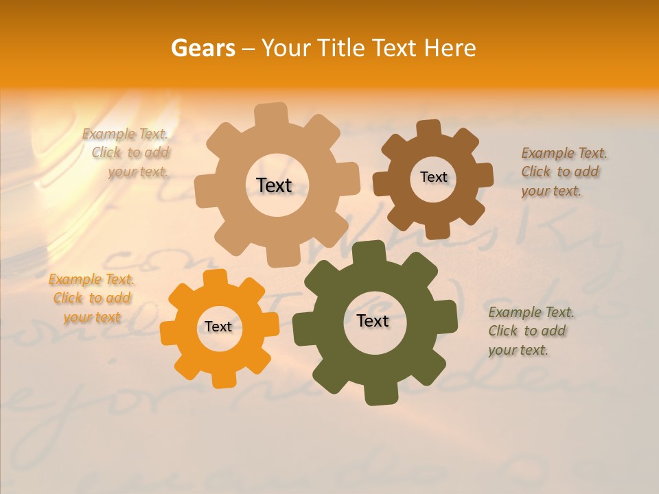 Vintage Handwriting Scotland PowerPoint Template