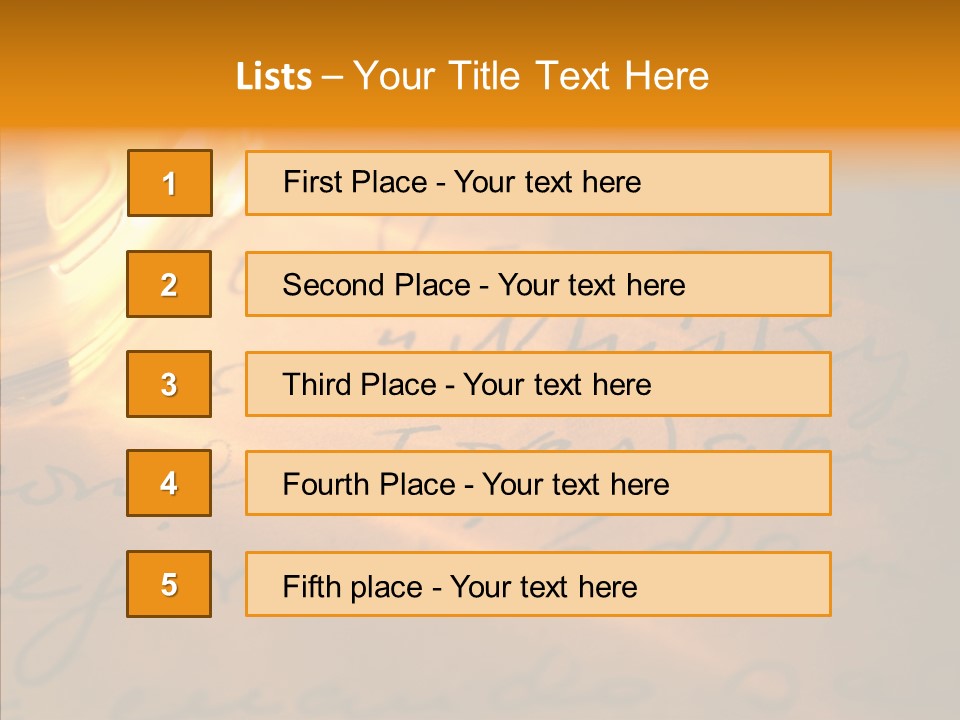 Vintage Handwriting Scotland PowerPoint Template