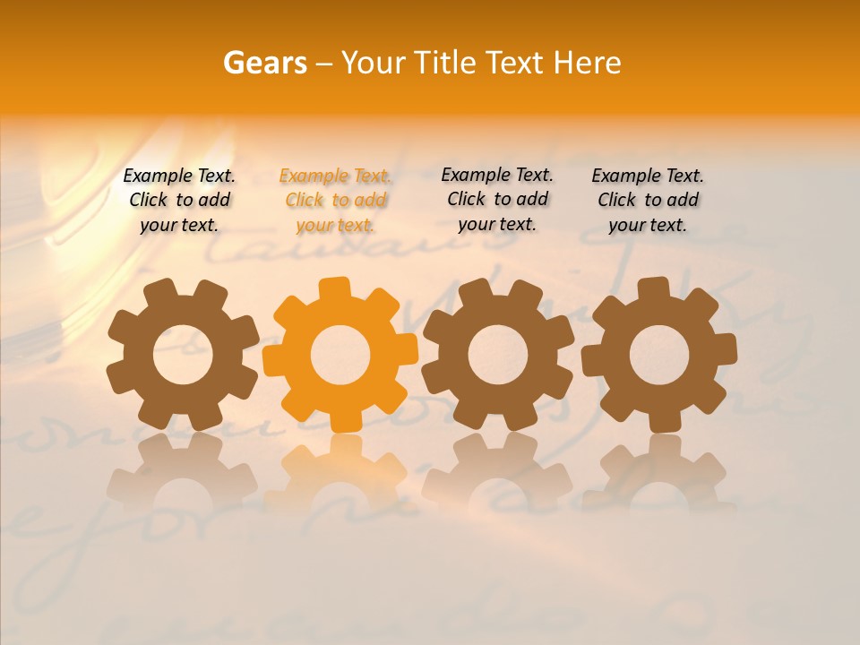 Vintage Handwriting Scotland PowerPoint Template