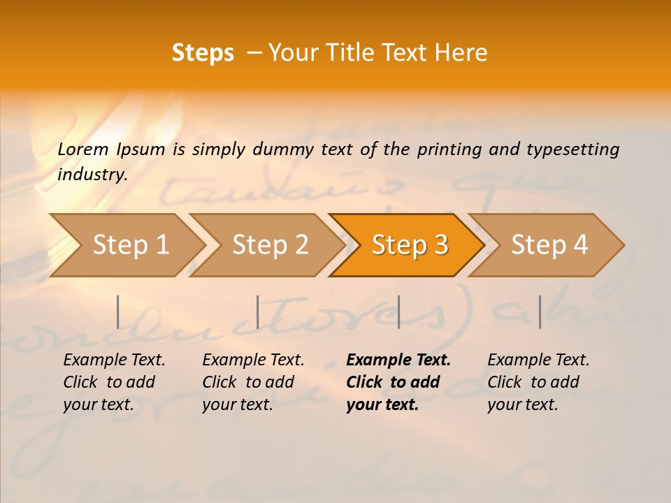 Vintage Handwriting Scotland PowerPoint Template