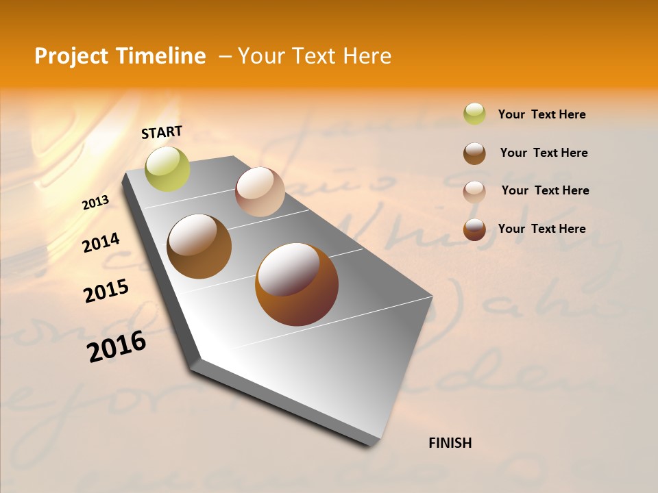 Vintage Handwriting Scotland PowerPoint Template