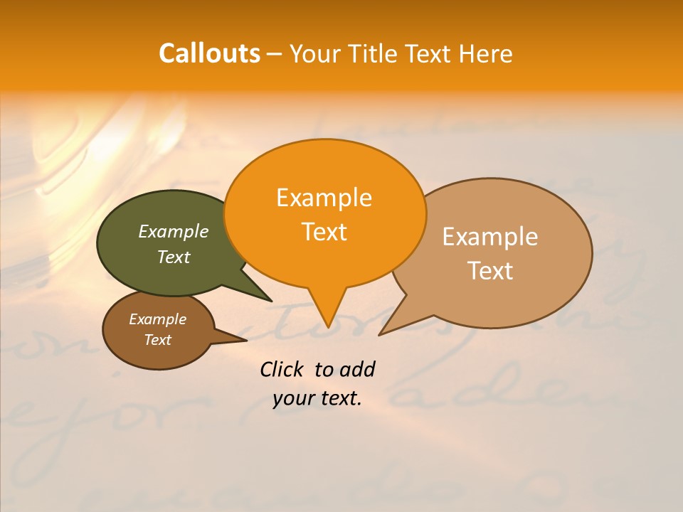 Vintage Handwriting Scotland PowerPoint Template