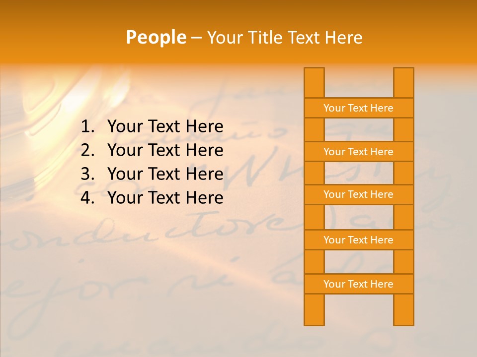 Vintage Handwriting Scotland PowerPoint Template