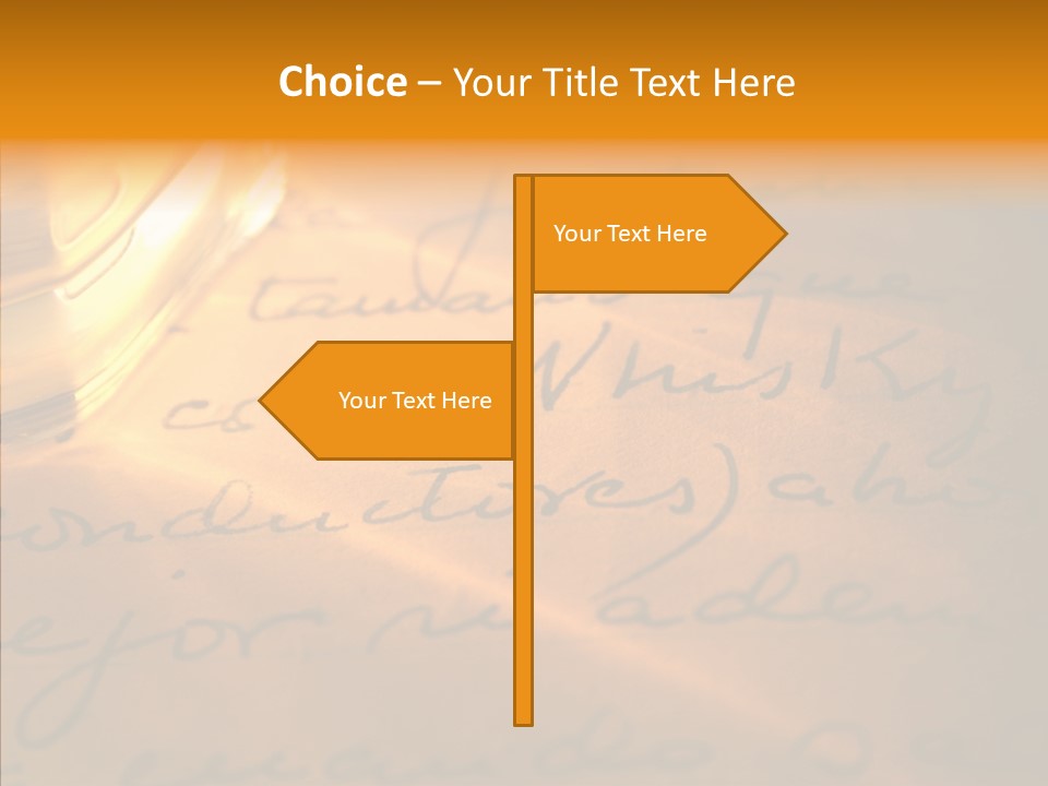 Vintage Handwriting Scotland PowerPoint Template