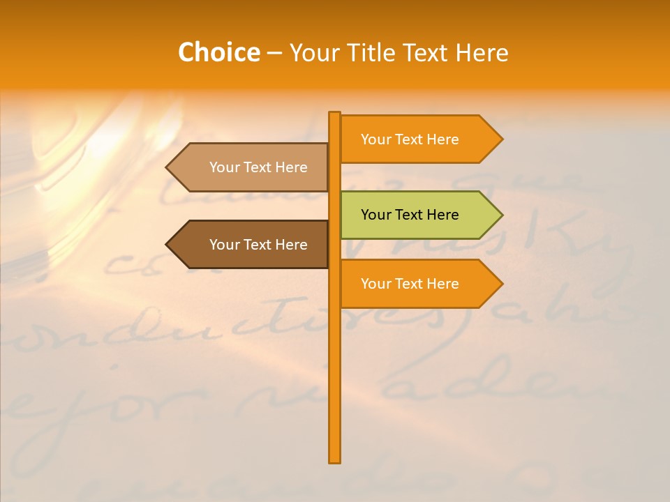 Vintage Handwriting Scotland PowerPoint Template