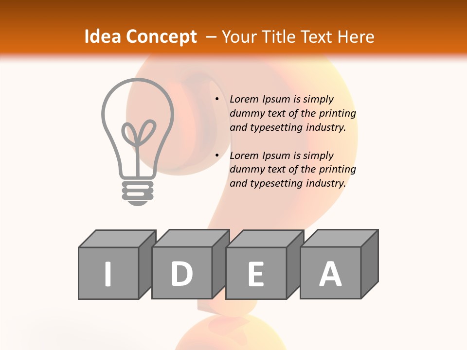 Alternative Glossy Concept PowerPoint Template