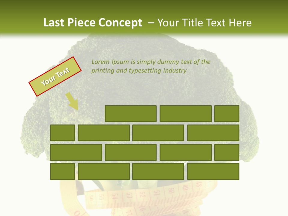 Healthcare Dieting Measurement PowerPoint Template