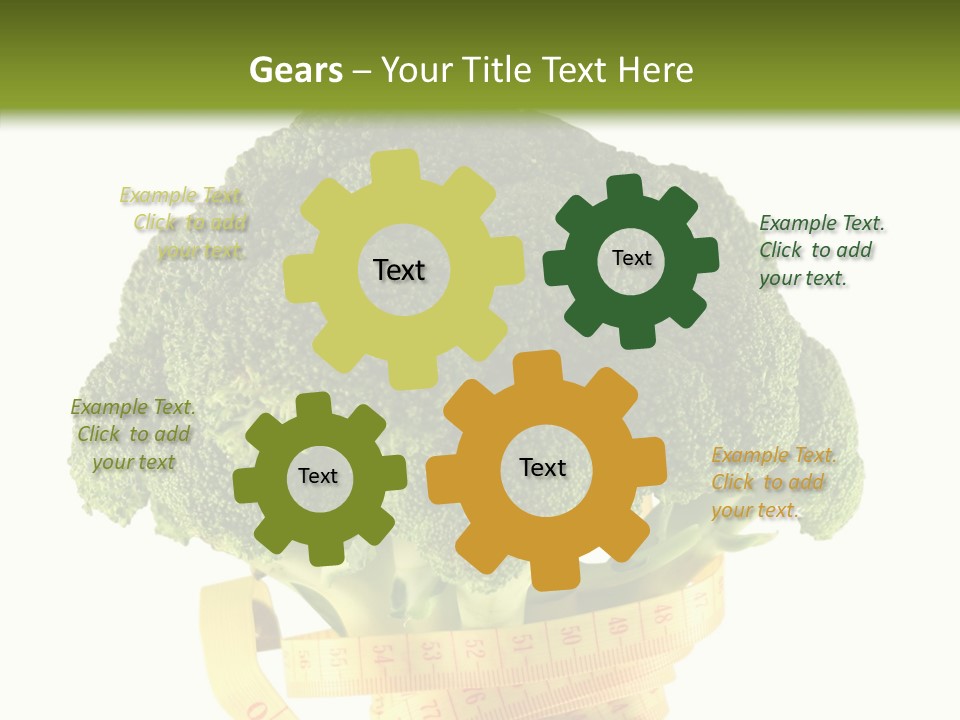 Healthcare Dieting Measurement PowerPoint Template