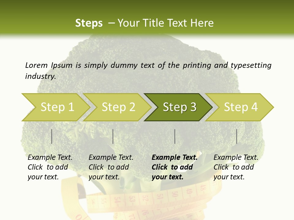 Healthcare Dieting Measurement PowerPoint Template
