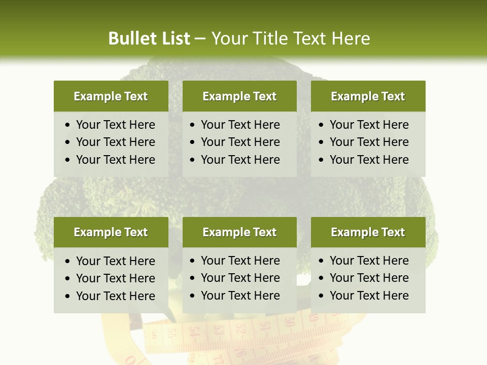 Healthcare Dieting Measurement PowerPoint Template