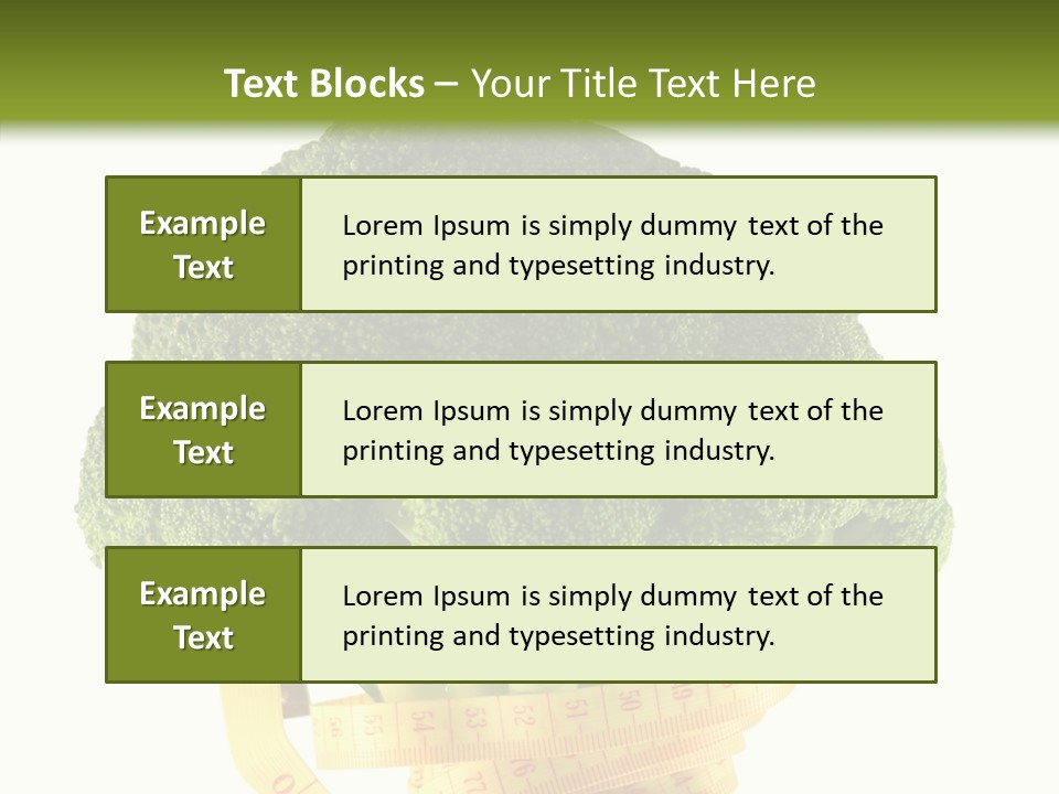 Healthcare Dieting Measurement PowerPoint Template