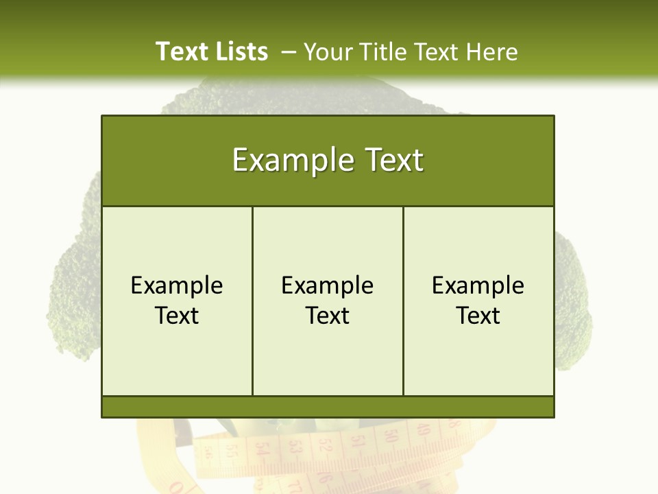 Healthcare Dieting Measurement PowerPoint Template