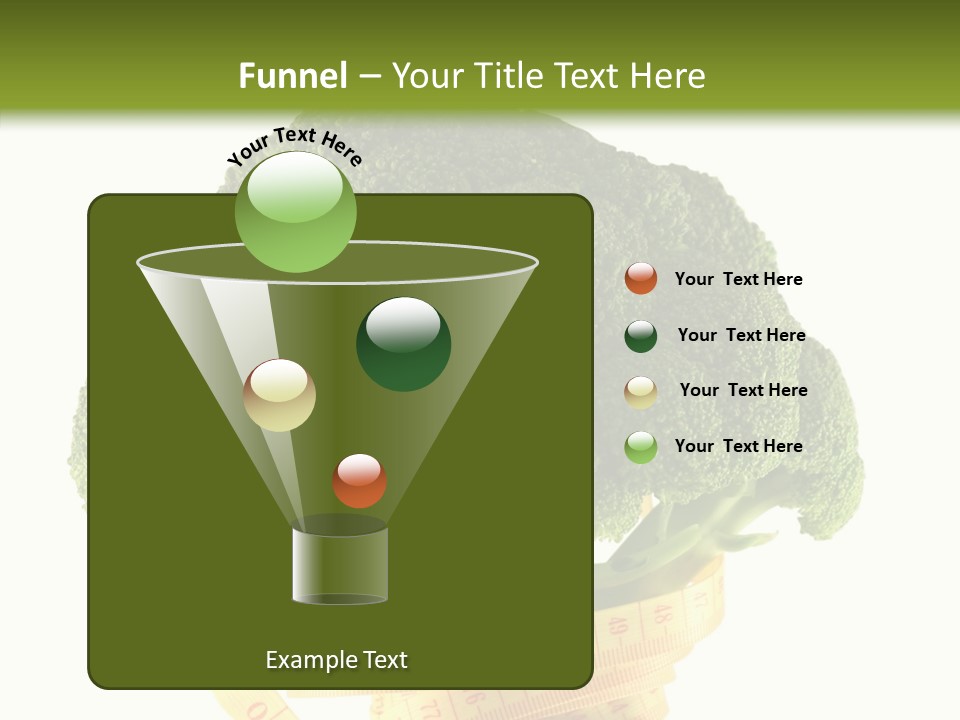 Healthcare Dieting Measurement PowerPoint Template