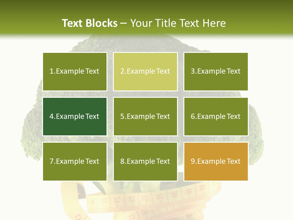 Healthcare Dieting Measurement PowerPoint Template