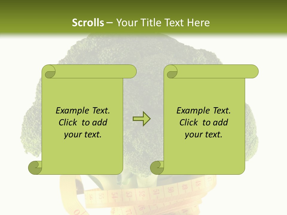 Healthcare Dieting Measurement PowerPoint Template