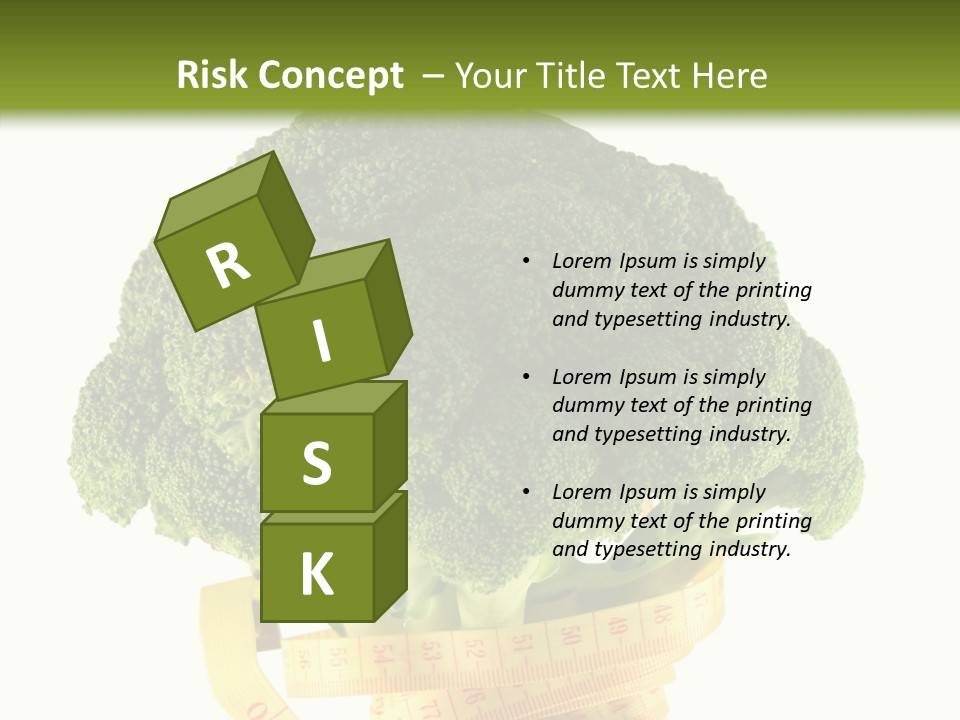 Healthcare Dieting Measurement PowerPoint Template