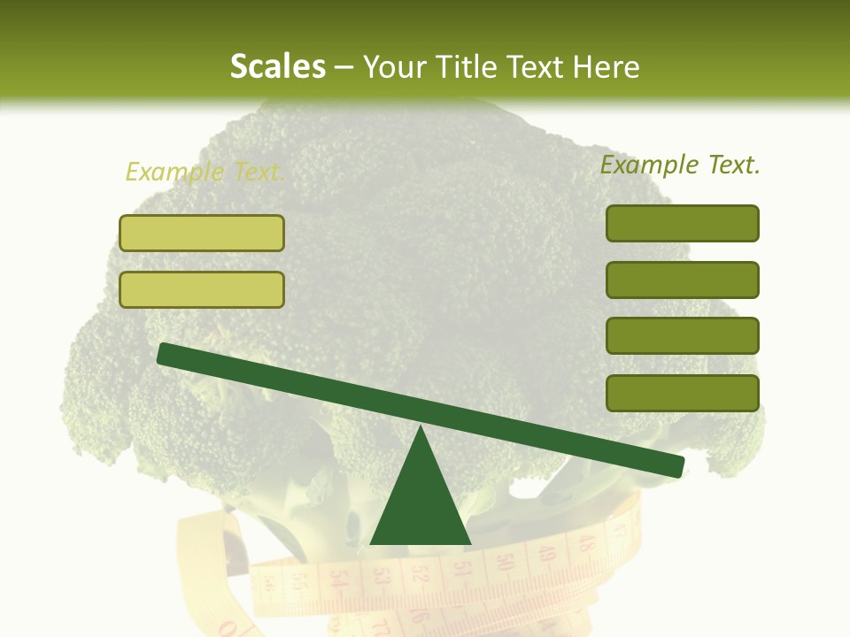 Healthcare Dieting Measurement PowerPoint Template
