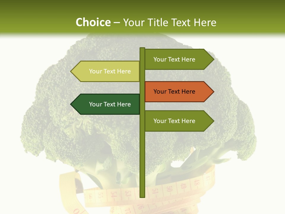 Healthcare Dieting Measurement PowerPoint Template