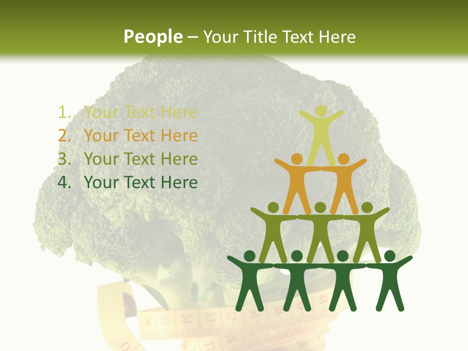 Healthcare Dieting Measurement PowerPoint Template