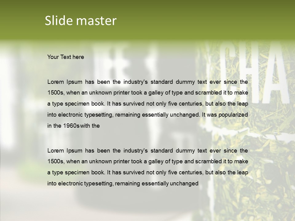 Cook Herbal Chinese PowerPoint Template