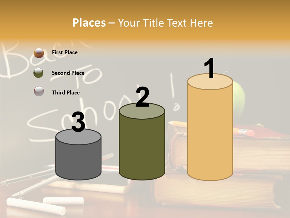 Green Slate Board PowerPoint Template